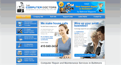 Desktop Screenshot of computerdoctors.net